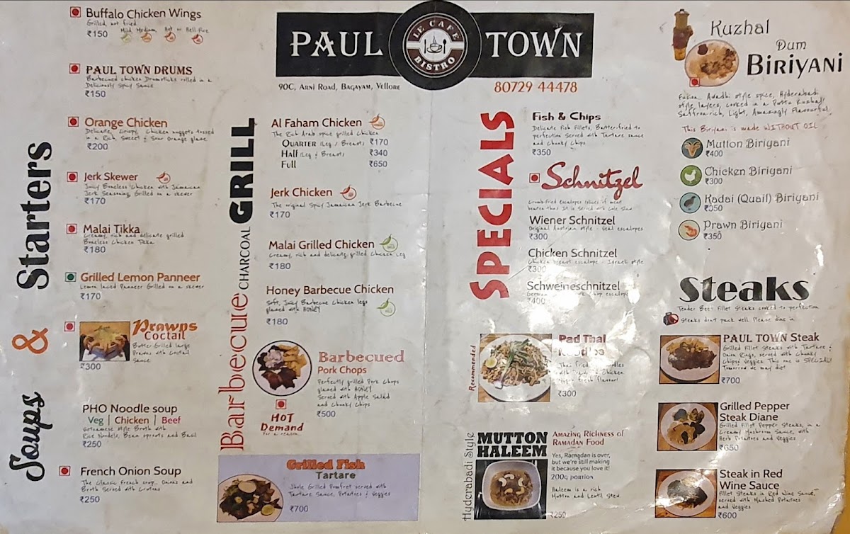 Menu Paul Town Cafe Bistro-3