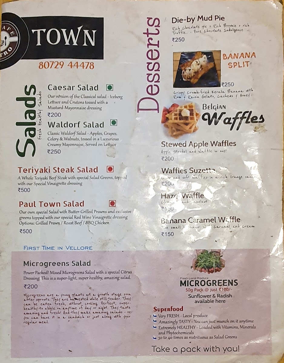 Menu Paul Town Cafe Bistro-8