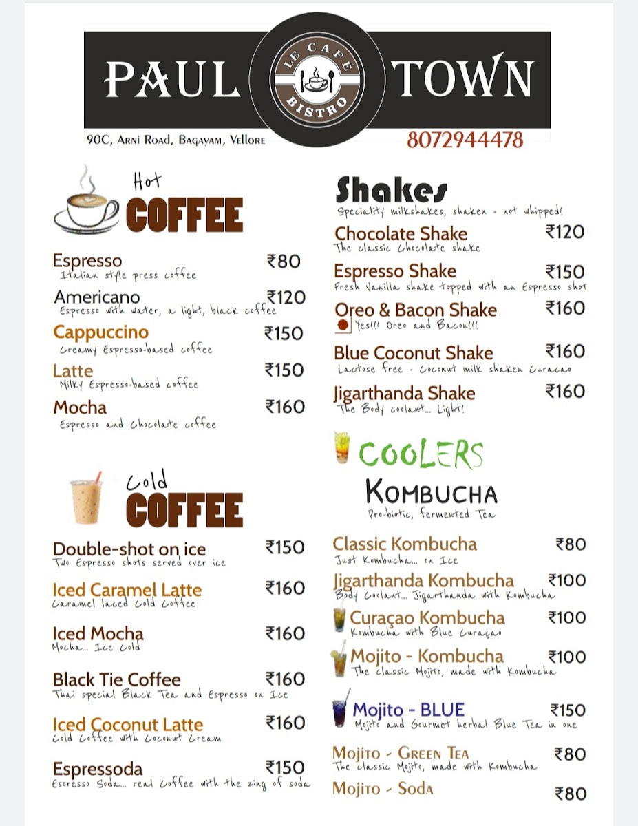Menu Paul Town Cafe Bistro-9