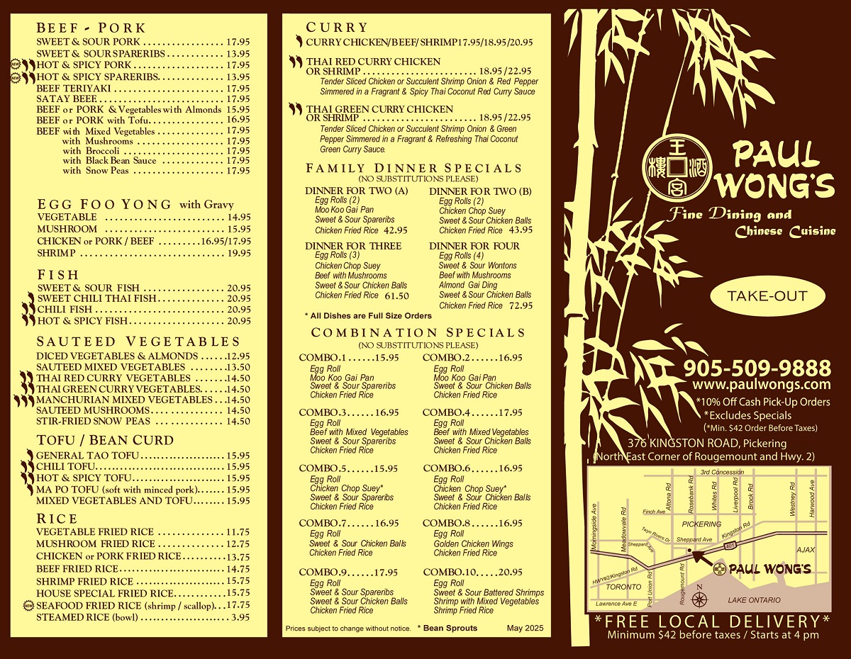 Menu Paul Wong Fine Chinese Cuisine-2