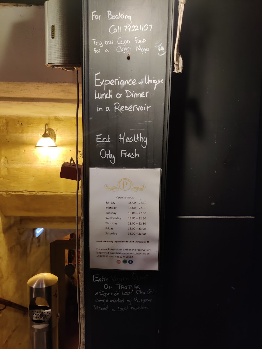 Menu Paul's Bistro-4