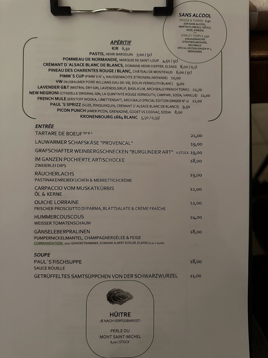 Menu Paul's Brasserie-4