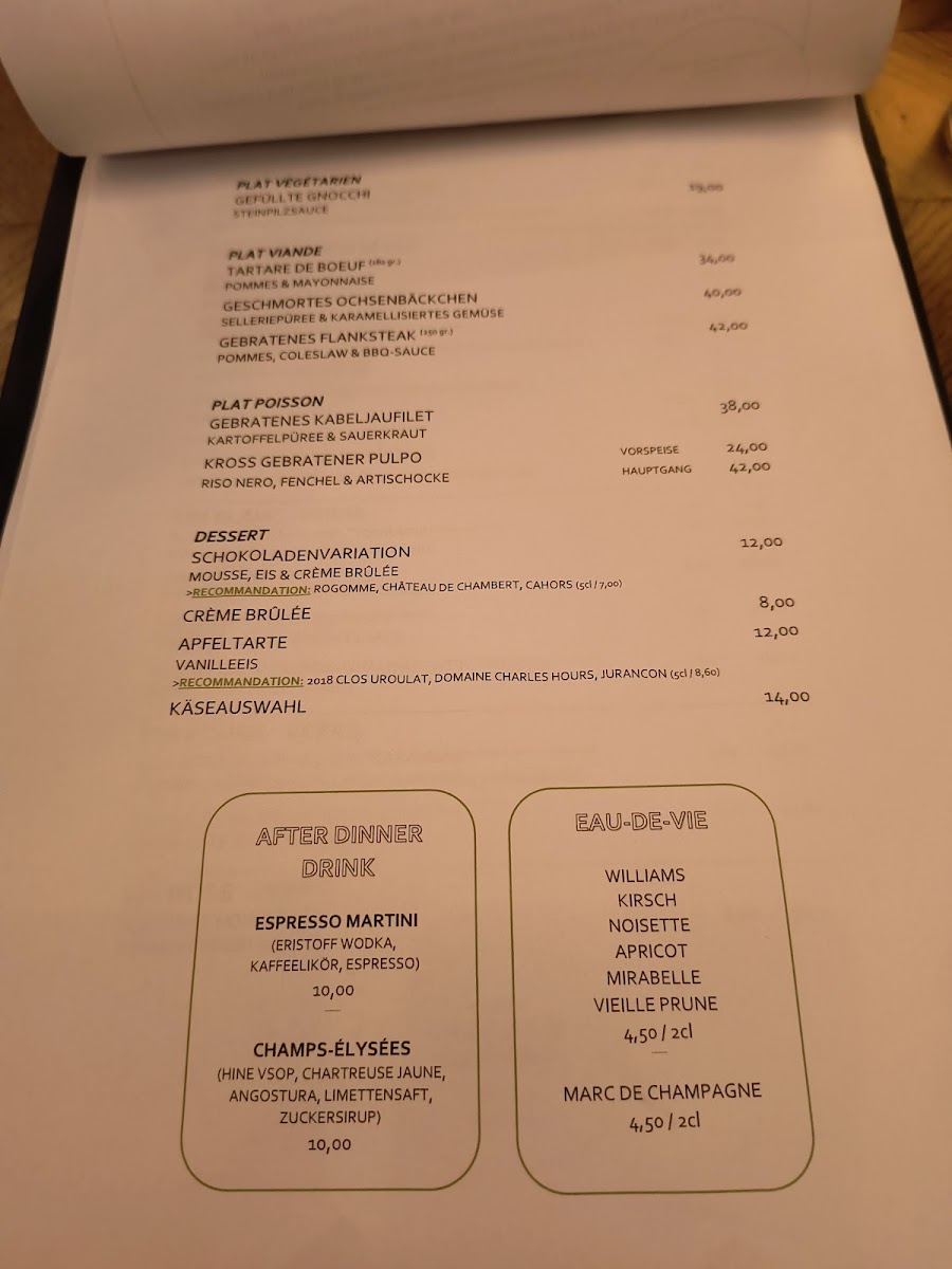Menu Paul's Brasserie-8