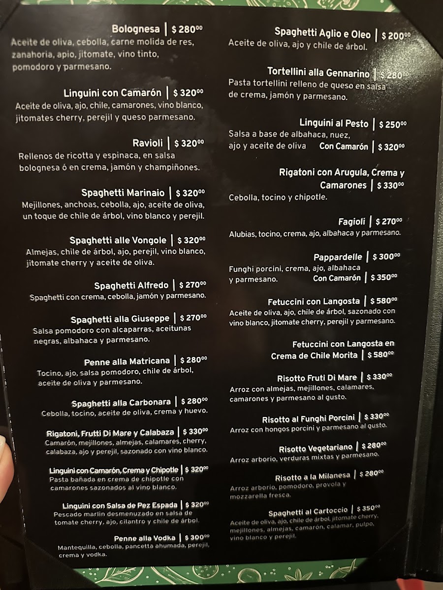 Menu Pavarotti Ristorante-2