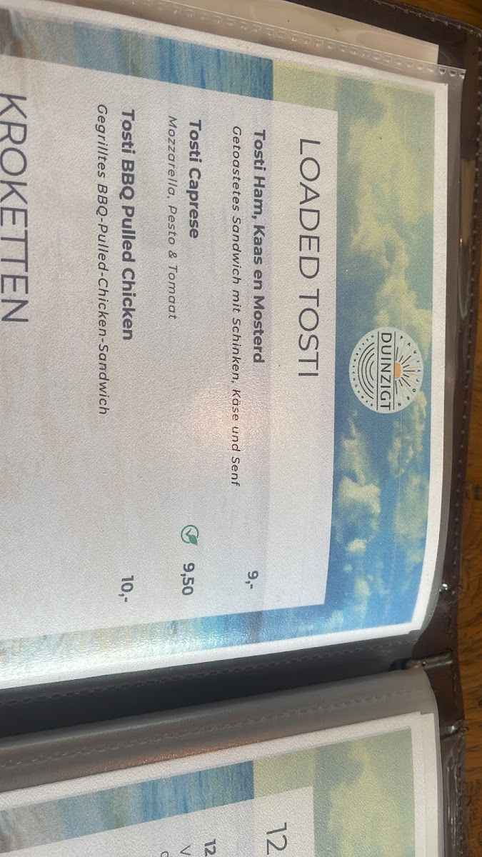Menu Paviljoen Duinzigt-2