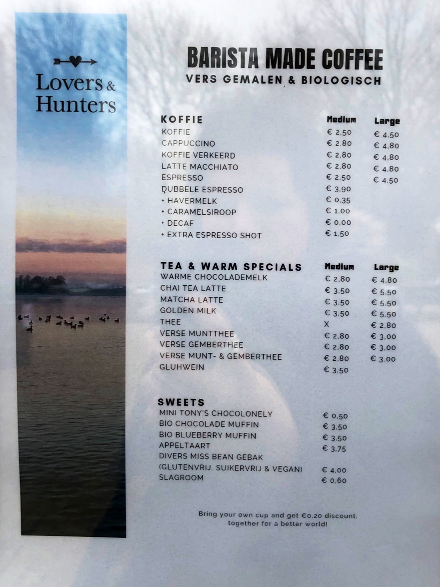Menu Paviljoen Lovers And Hunters - Restaurant Geestmerambacht-3