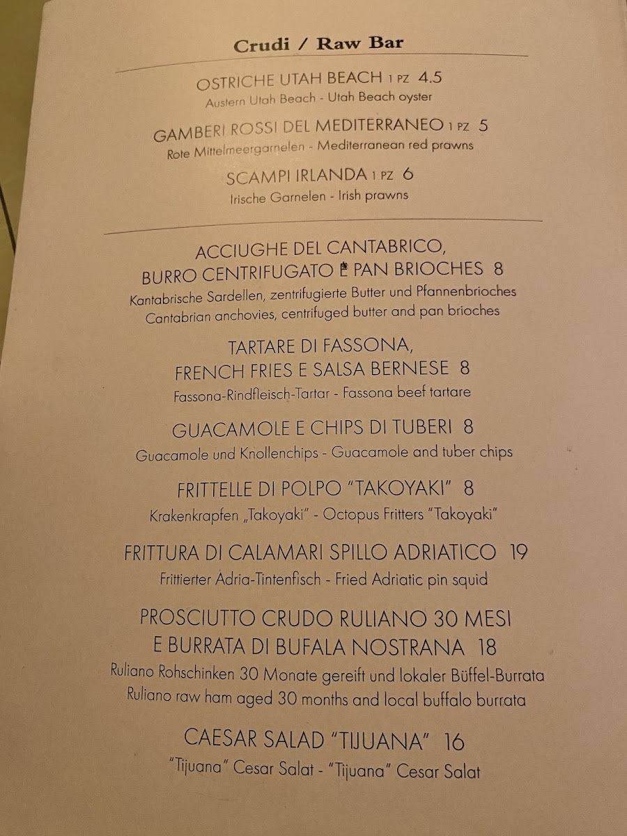 Menu Pavillon Restaurant Cafè & Suite-1