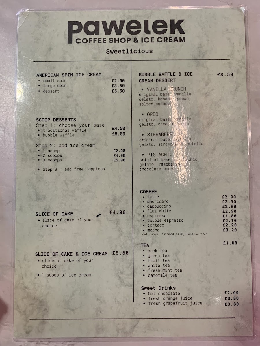 Menu Pawelek Coffee Shop & Ice Cream-1