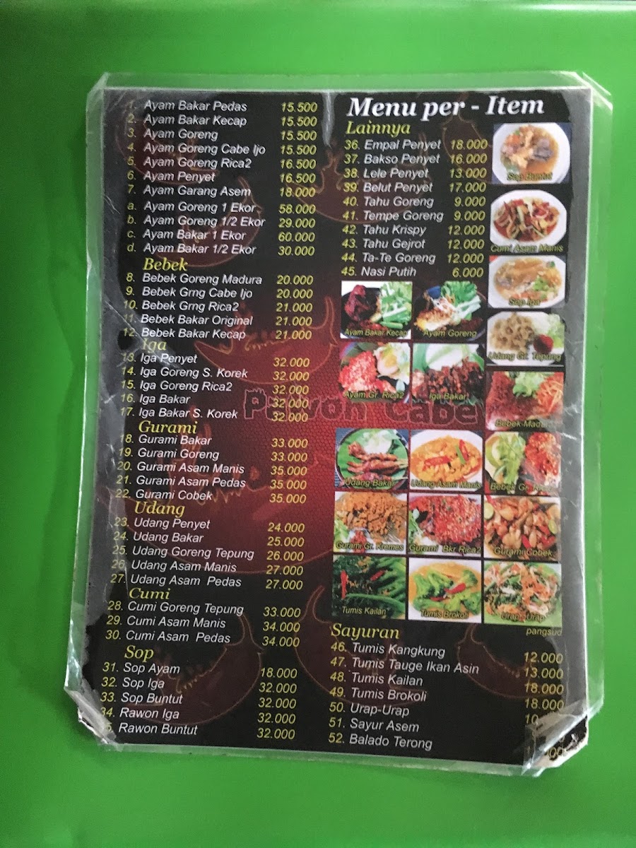 Menu Pawon Cabe - Gsk Pangsud-8