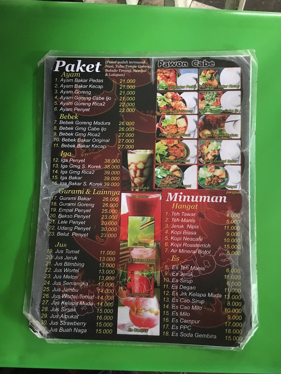 Menu Pawon Cabe - Gsk Pangsud-9