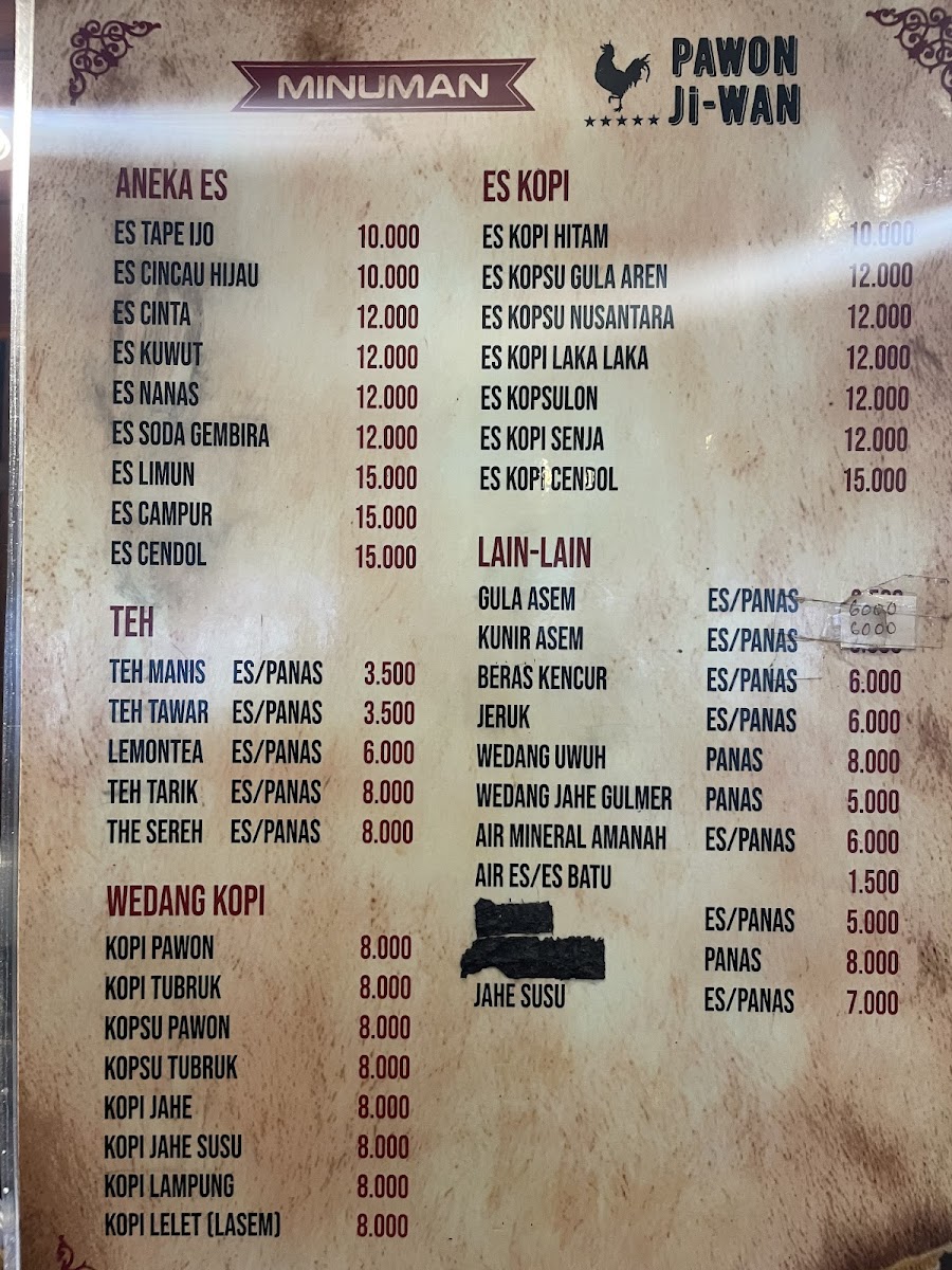 Menu Pawon Jiwan Tegal-1