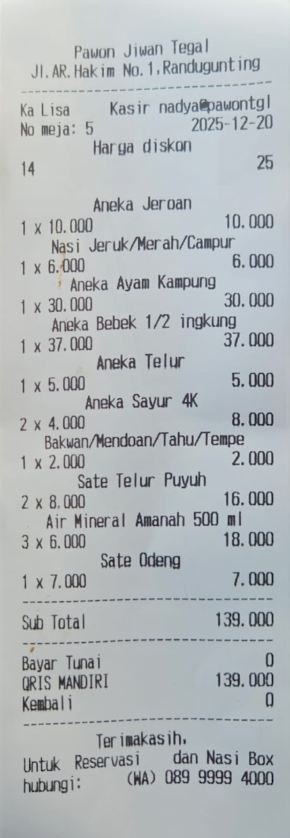 Menu Pawon Jiwan Tegal-9