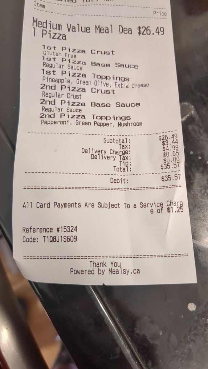Menu Pazoon's Pizza-9