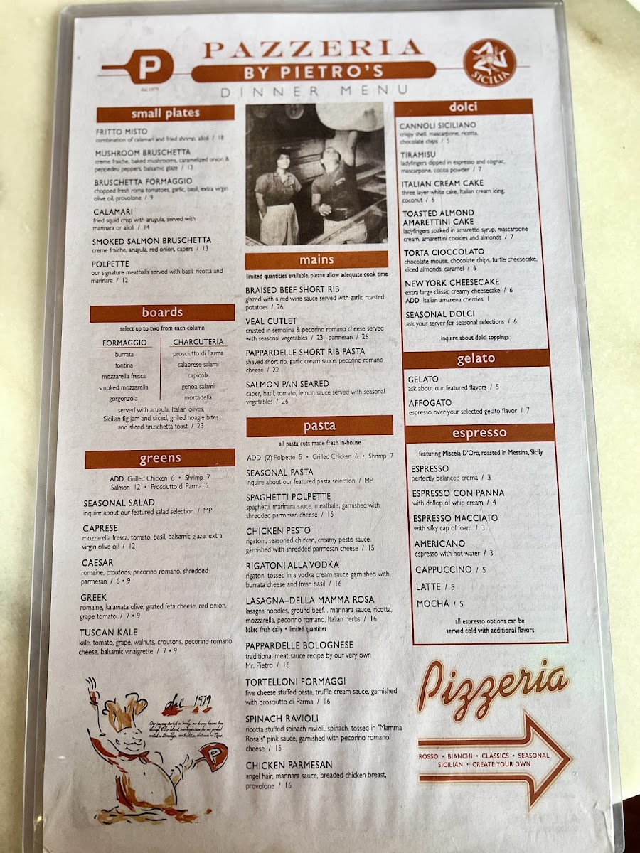 Menu Pazzeria By Pietro's-3