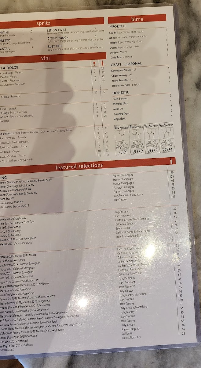 Menu Pazzeria By Pietro's-4