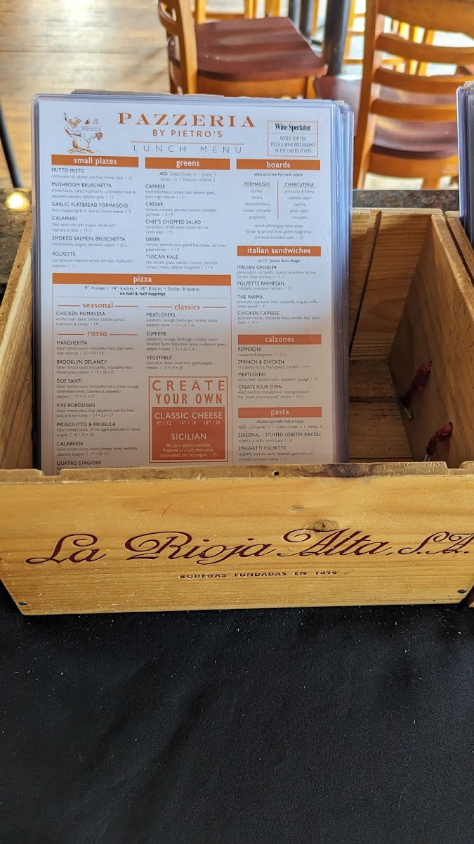 Menu Pazzeria By Pietro's-7