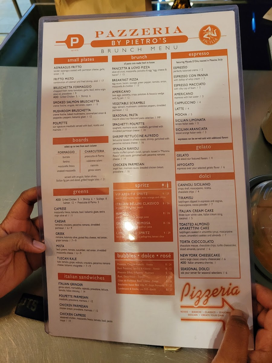Menu Pazzeria By Pietro's-8