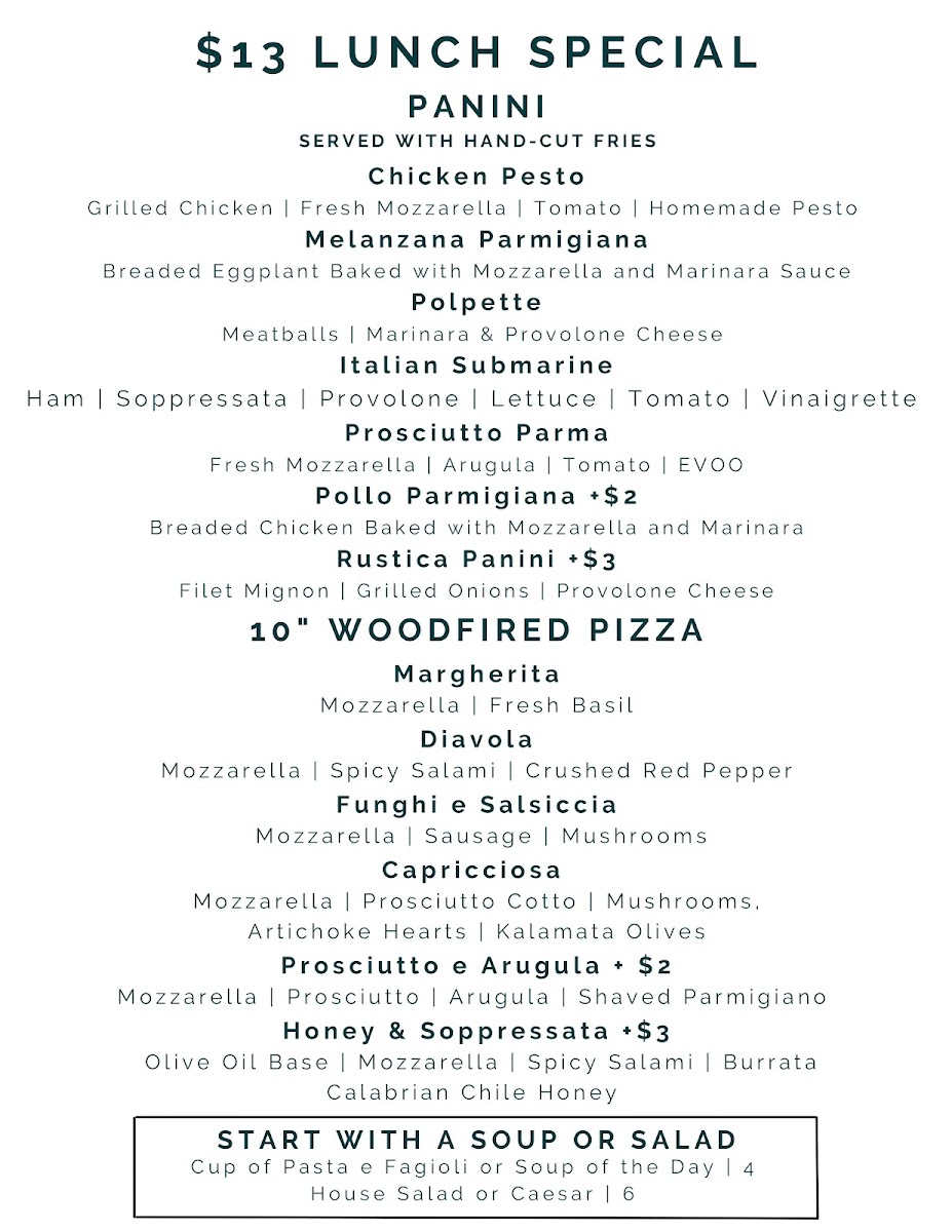 Menu Pazzi Di Pizza Park Ridge-3