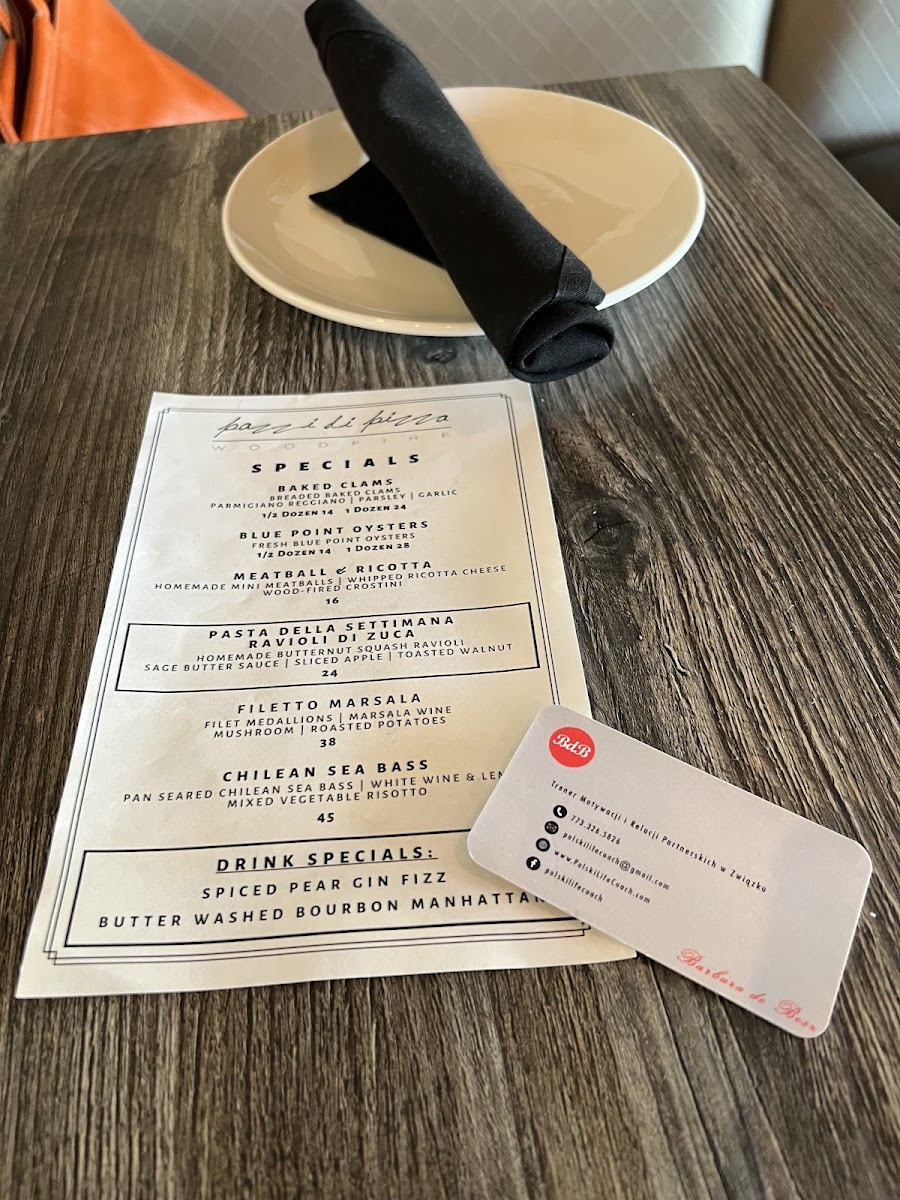 Menu Pazzi Di Pizza Park Ridge-4