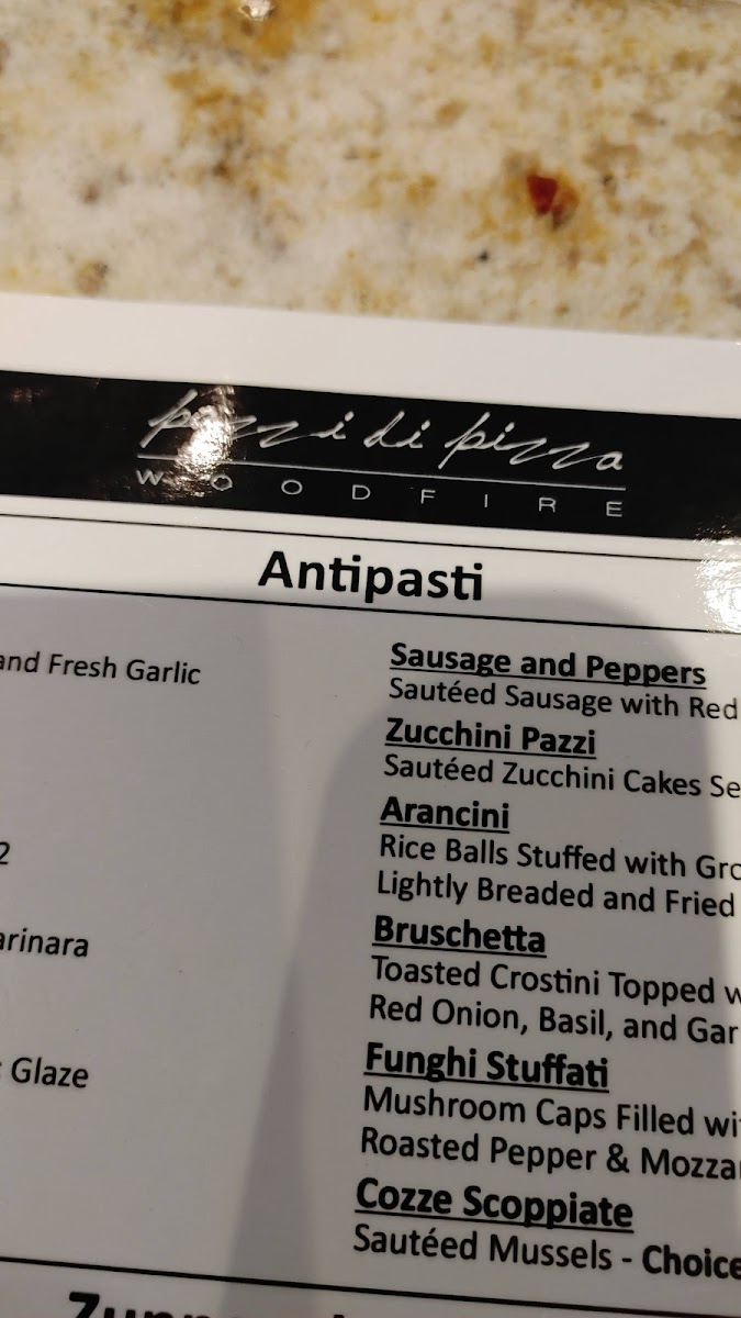 Menu Pazzi Di Pizza Park Ridge-7