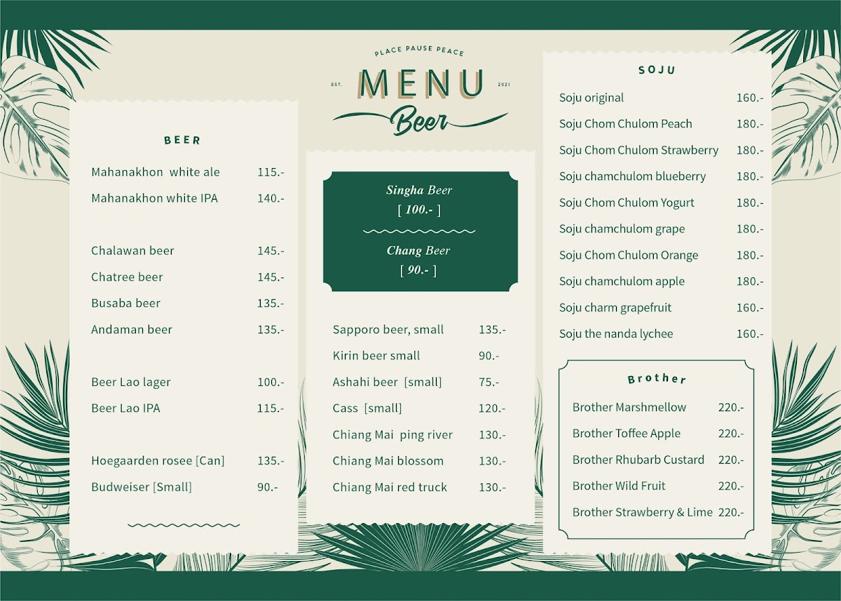 Menu Peace Pause Place-7