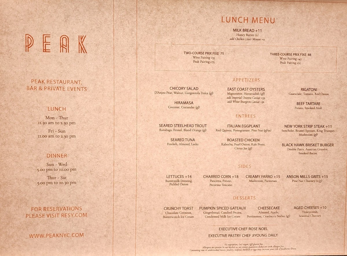 Menu Peak With Priceless Restaurant & Bar-9