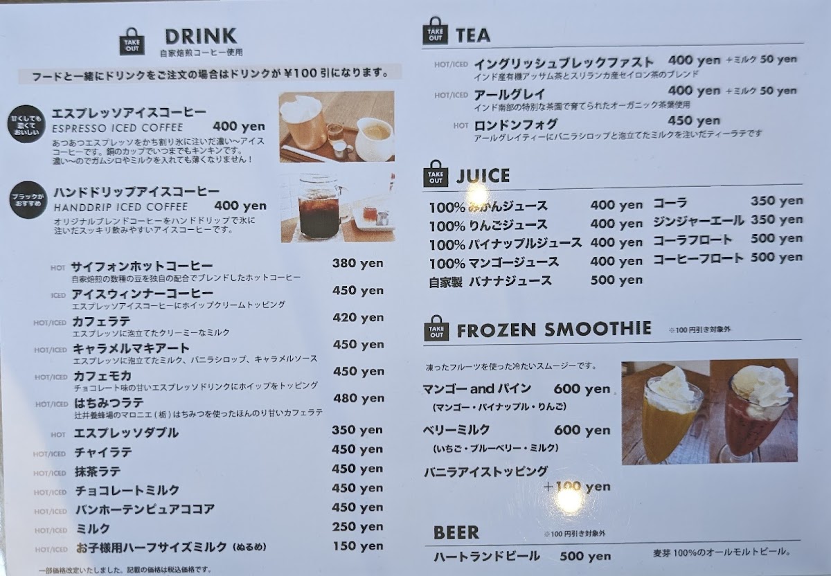 Menu Peaks Cafe-9