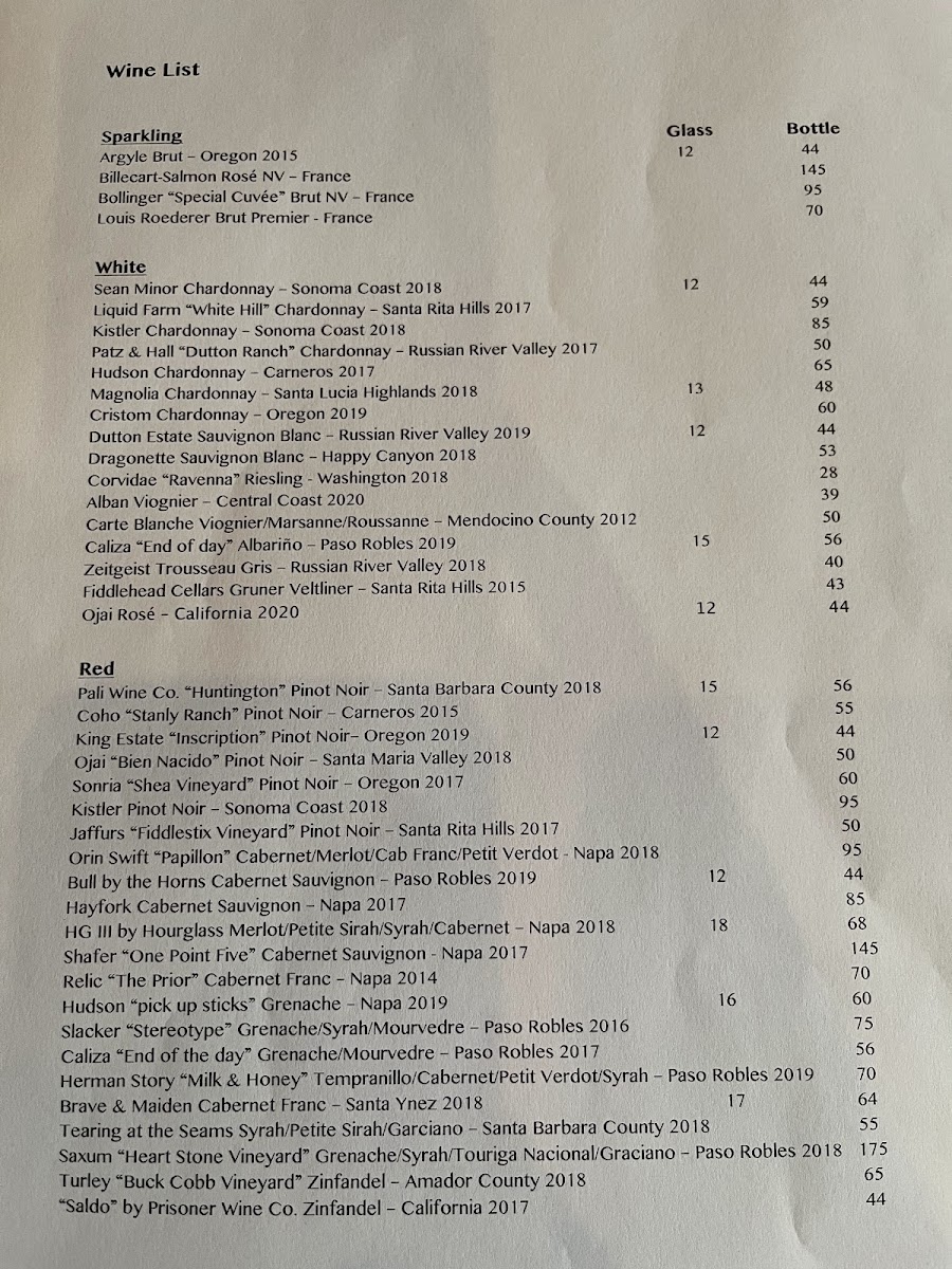 Menu Pearl District Restaurant-3