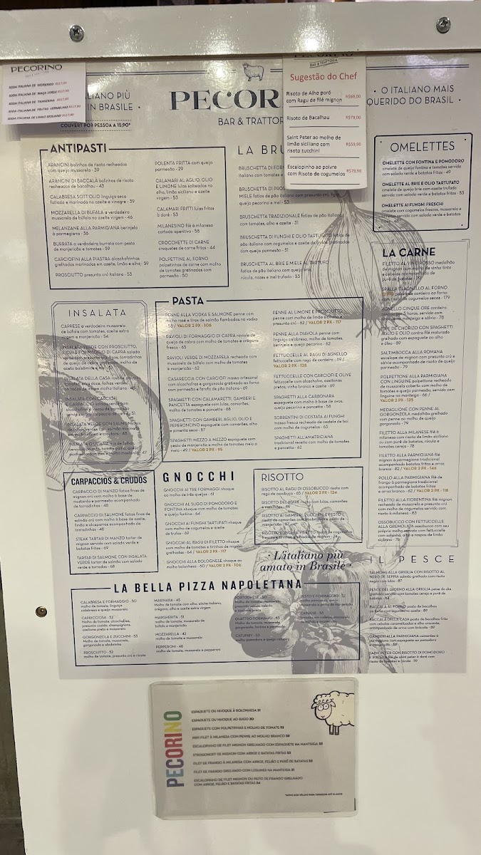 Menu Pecorino Bar & Trattoria-10