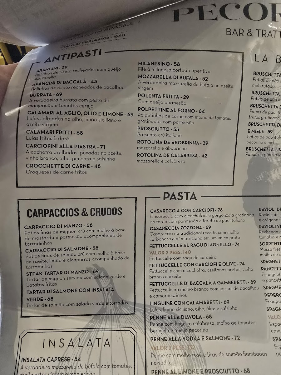 Menu Pecorino Bar & Trattoria-5