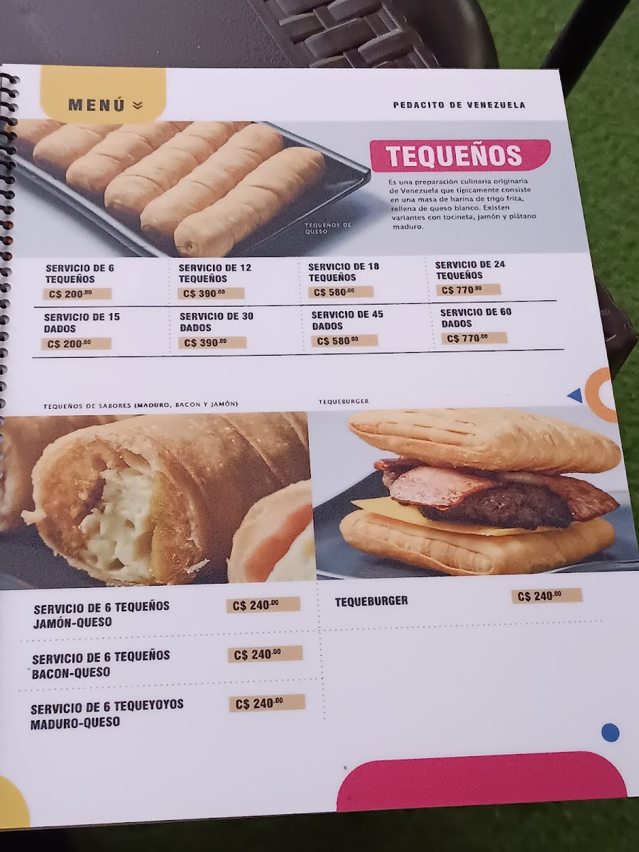 Menu Pedacito De Venezuela En Managua-10
