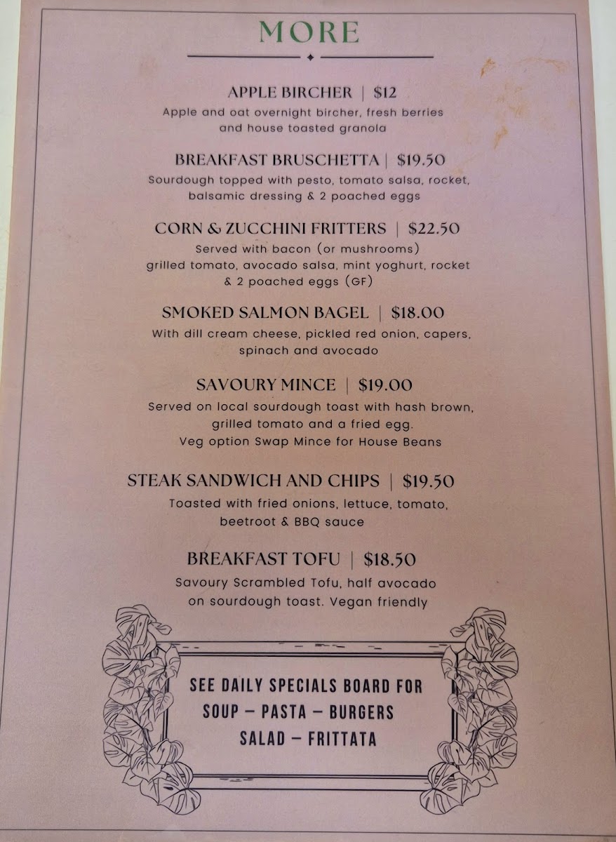 Menu Pedlar Project-6