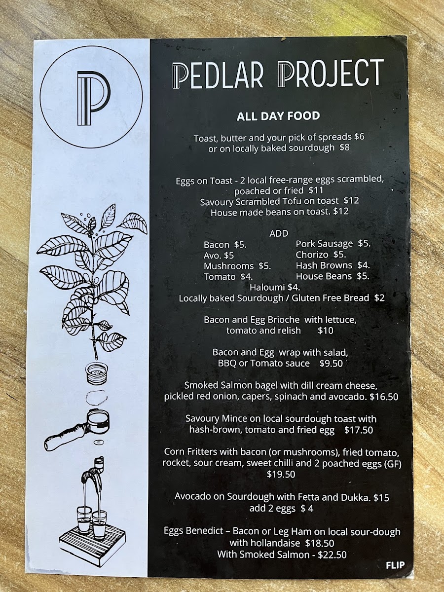 Menu Pedlar Project-9