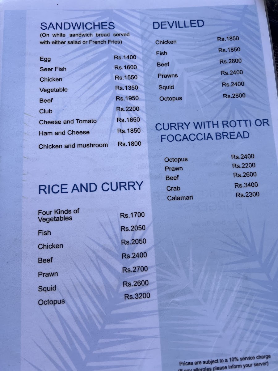 Menu Pedlar's Corner Cafe-3