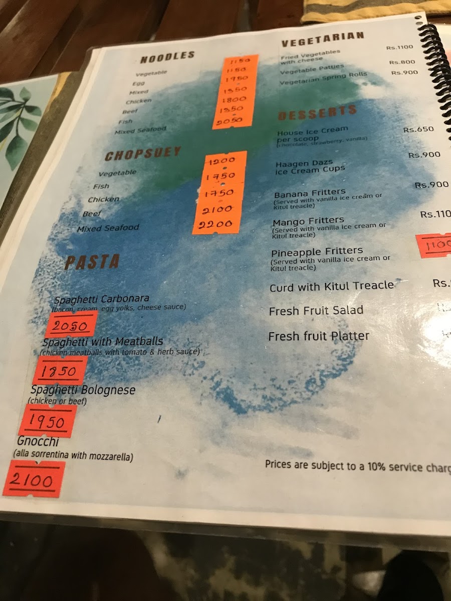Menu Pedlar's Corner Cafe-5