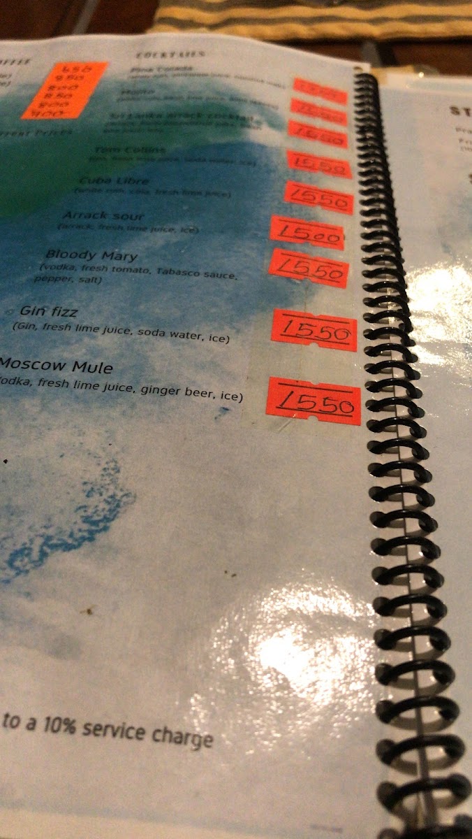 Menu Pedlar's Corner Cafe-6