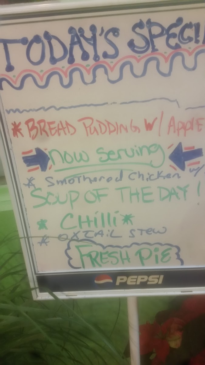 Menu Pee Wees Restaurant.-10