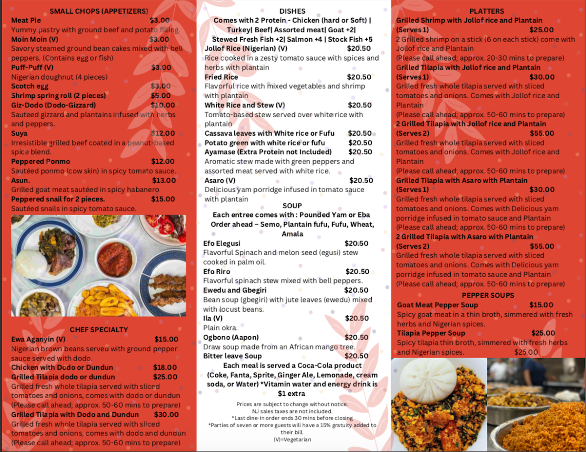 Menu Peekay Restaurant-1