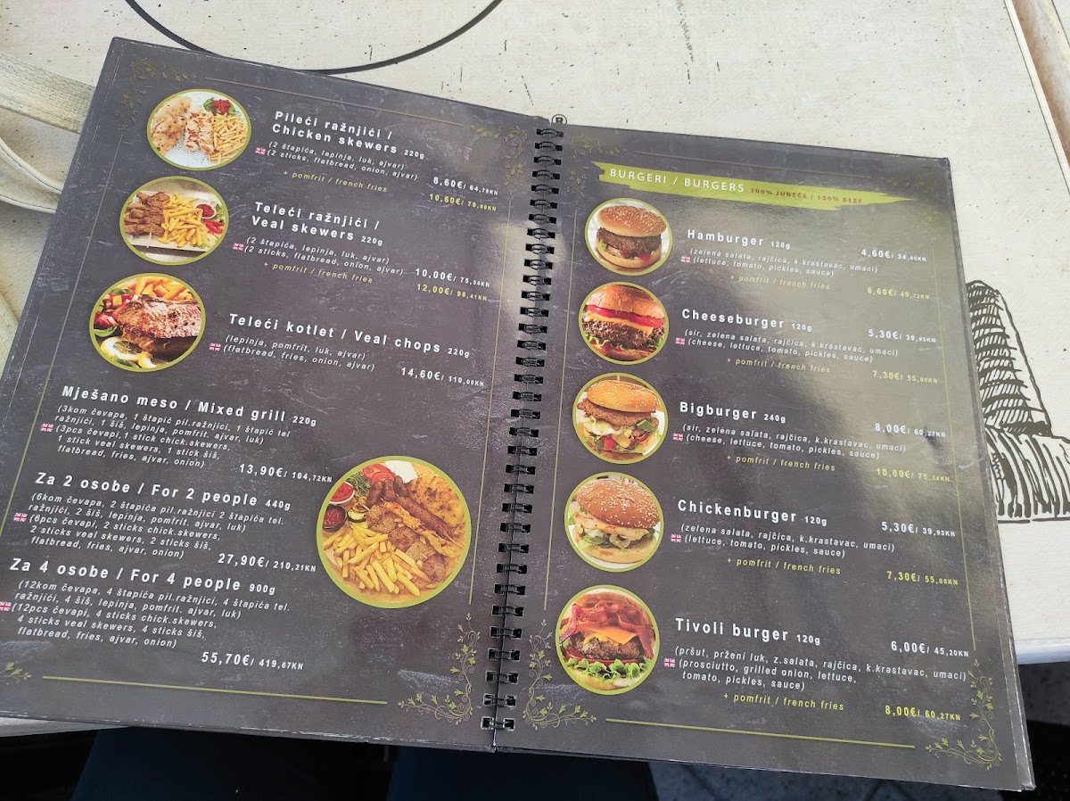 Menu Pečenjara Tivoli-7
