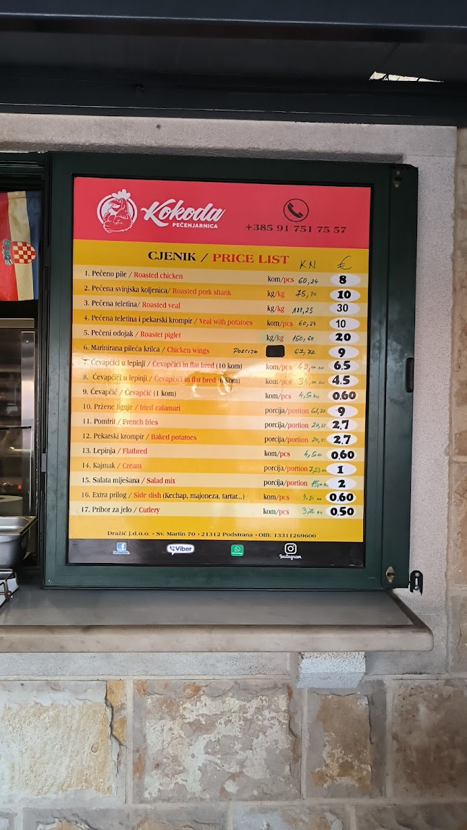 Menu Pećenjarnica Kokoda-3