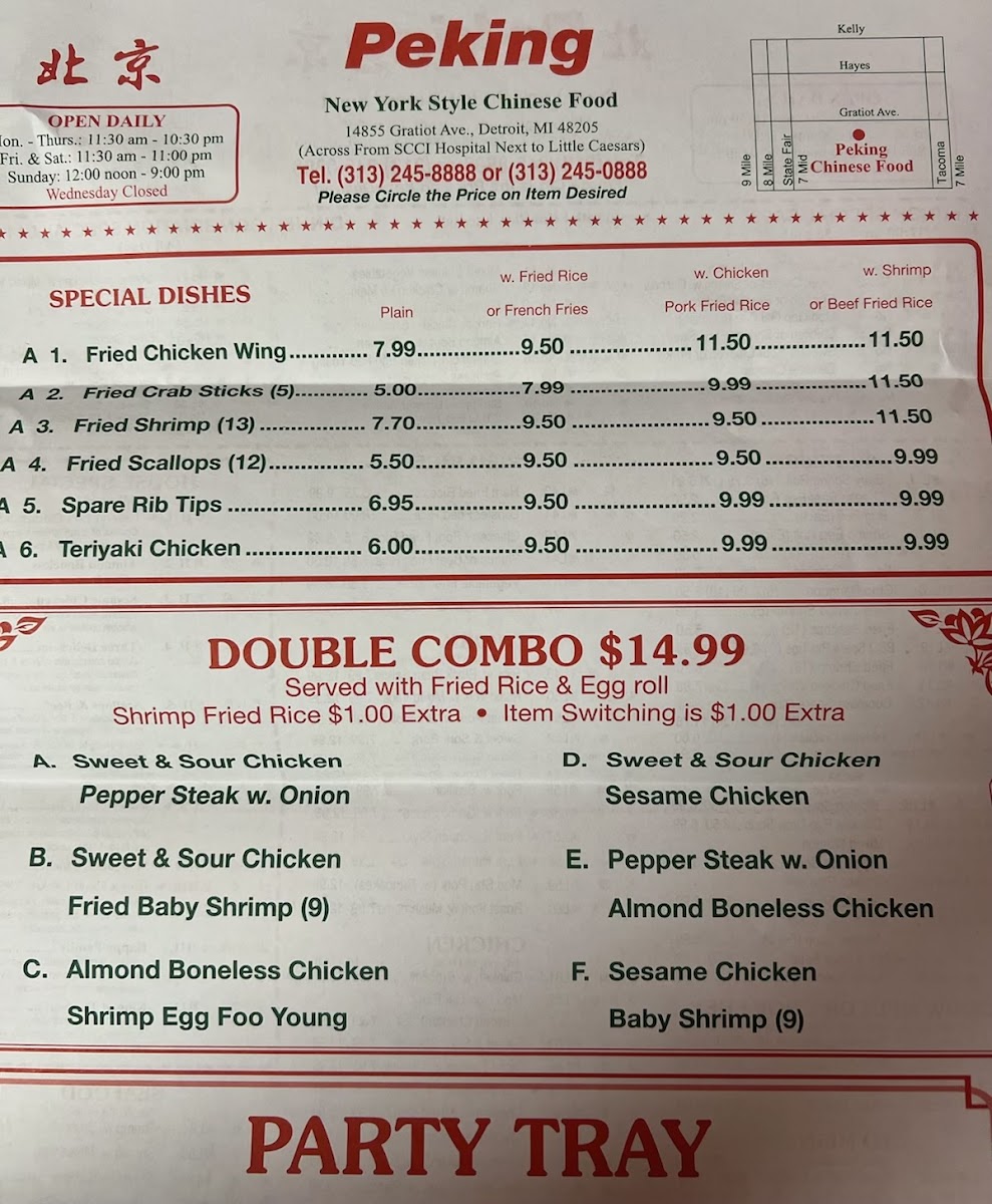 Menu Peking Chinese Food-3