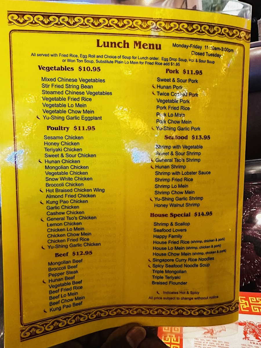 Menu Peking Chinese Restaurant-4