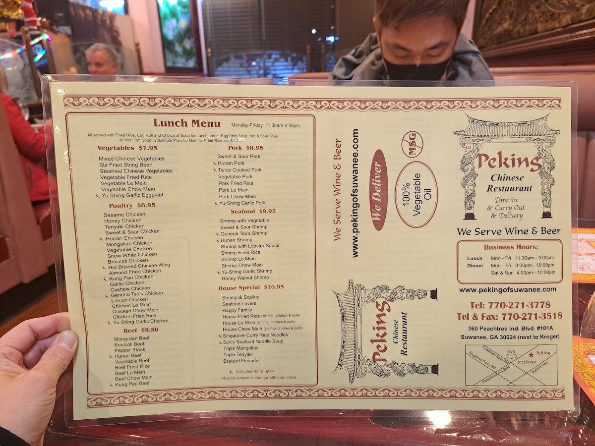 Menu Peking Chinese Restaurant-5