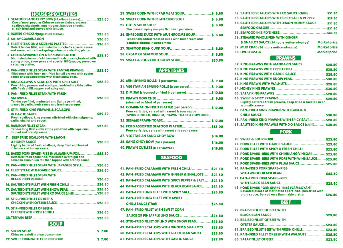 Menu Peking Garden Chinese Restaurant-2