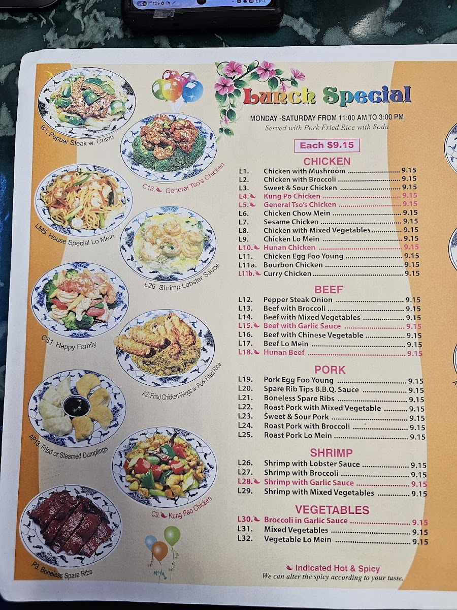 Menu Peking King Restaurant-3