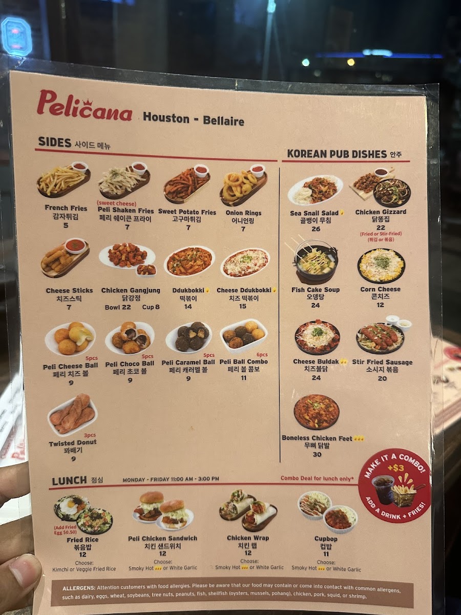 Menu Pelicana-9