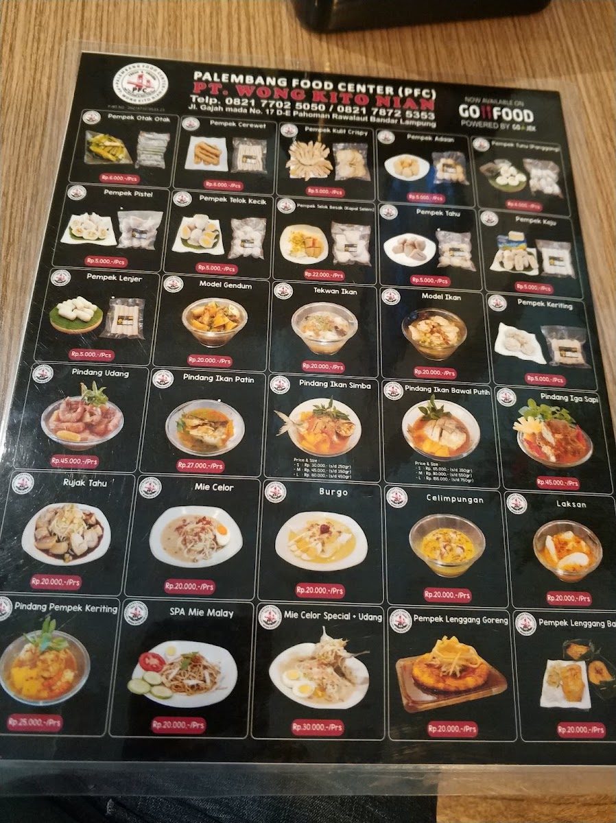 Menu Pempek Fresh Cafe 'wong Kito Nian'-1