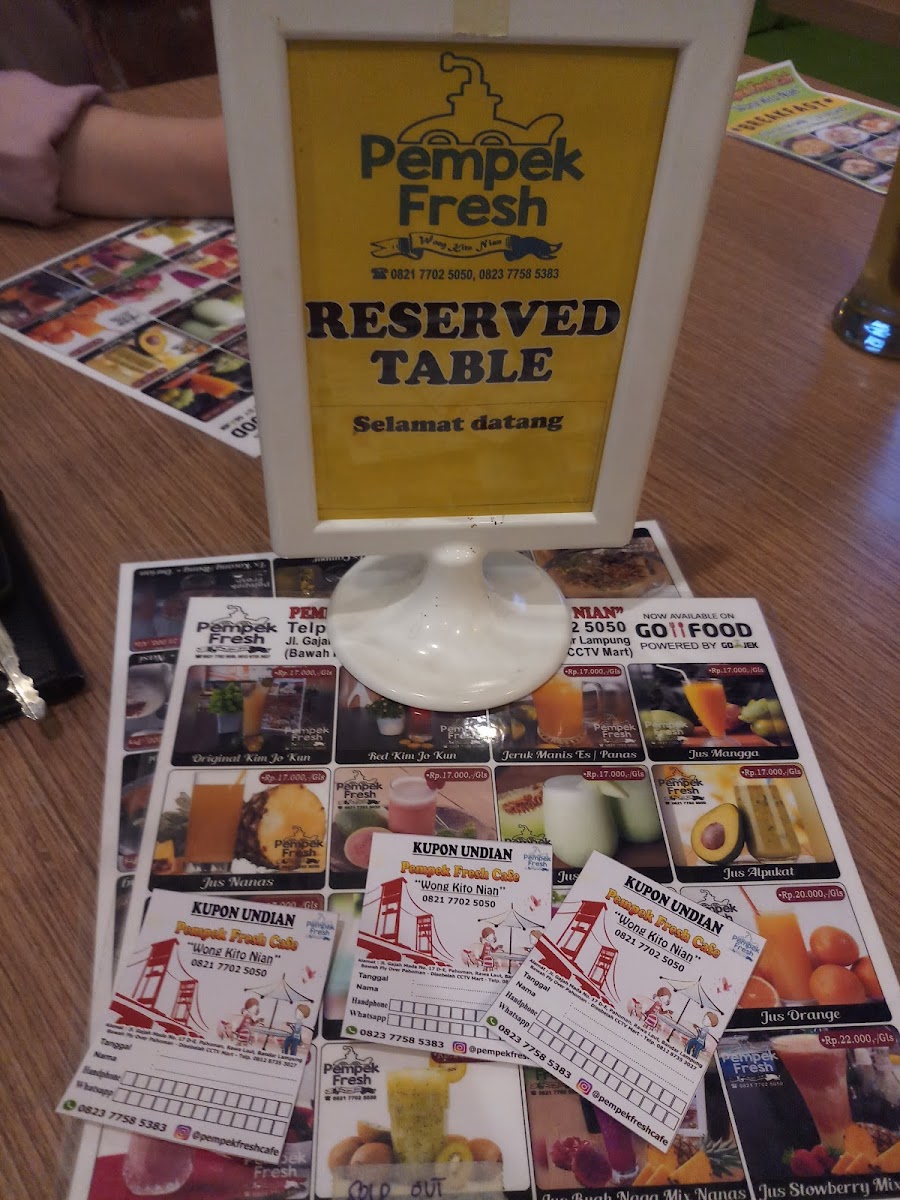 Menu Pempek Fresh Cafe 'wong Kito Nian'-10