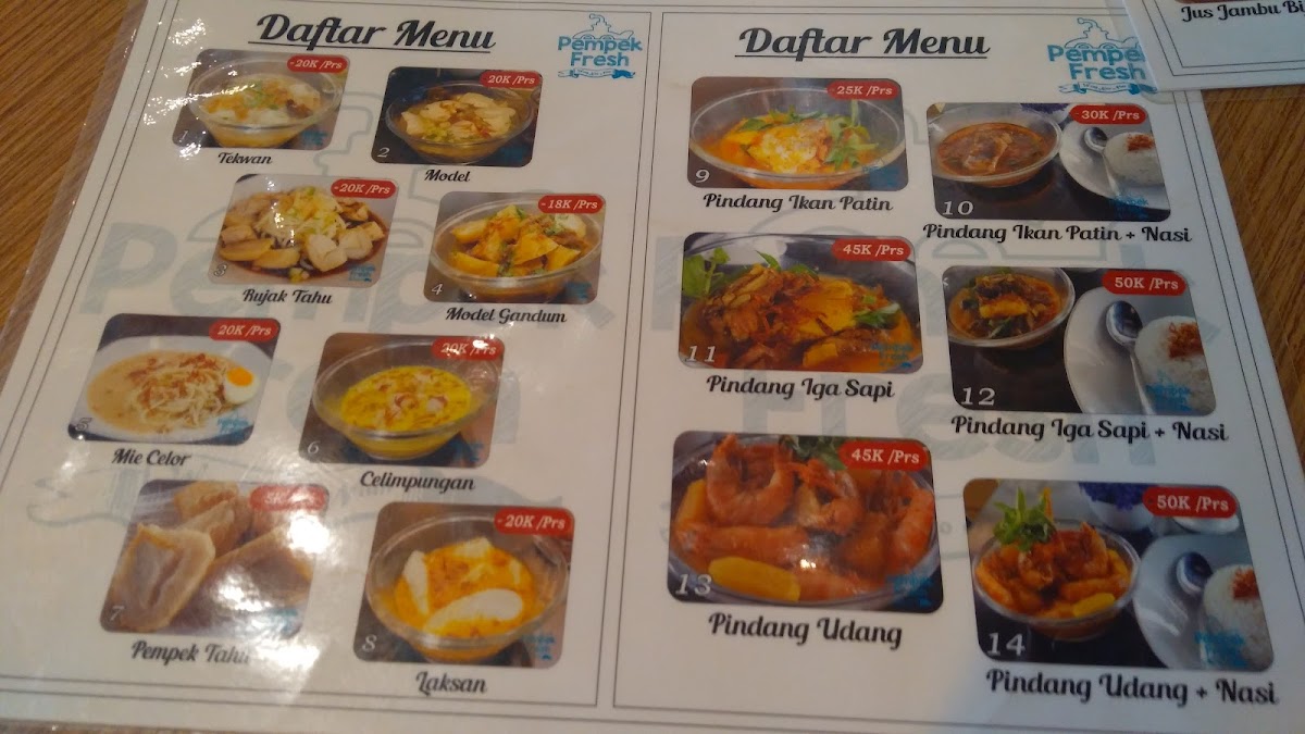 Menu Pempek Fresh Cafe 'wong Kito Nian'-4