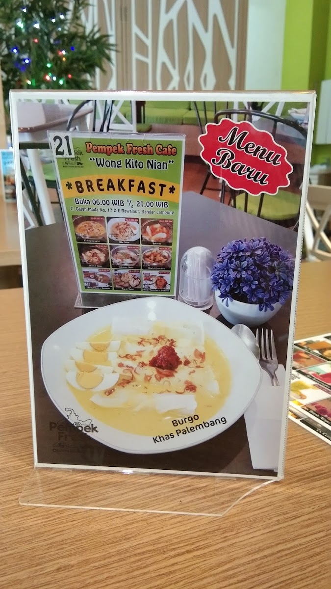 Menu Pempek Fresh Cafe 'wong Kito Nian'-7